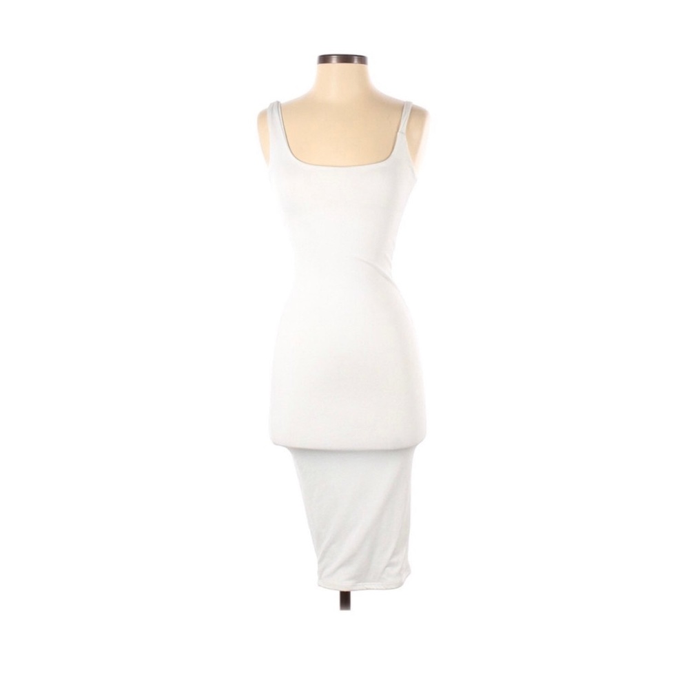 Fashion Nova White Bodycon Dress Small
